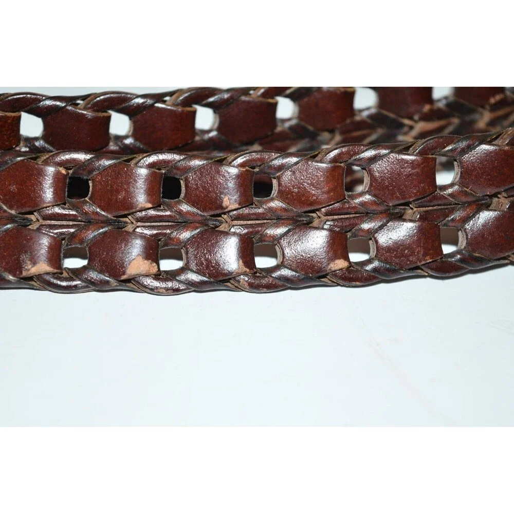 Mens Leather Belt‎  Hagger Brown 36 Boho style